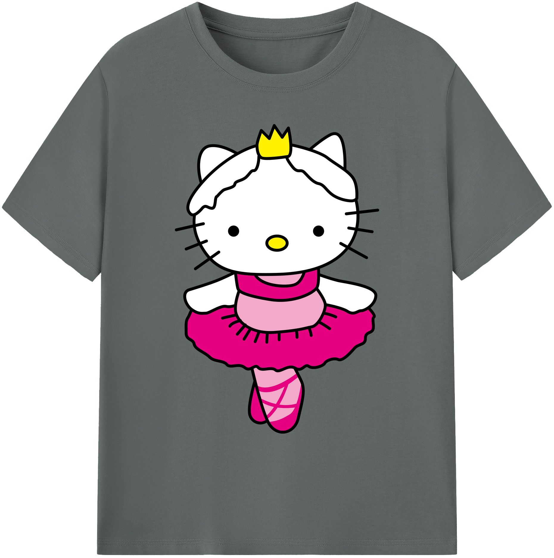 （画像用） Hello Kitty ハローキティ 綿100％ メンズ半袖Tシャツ｜肌触りやわらか＆通気性